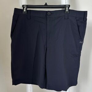 Under Armour Black Athletic Shorts for Versatile Performance and Golf Size 36”